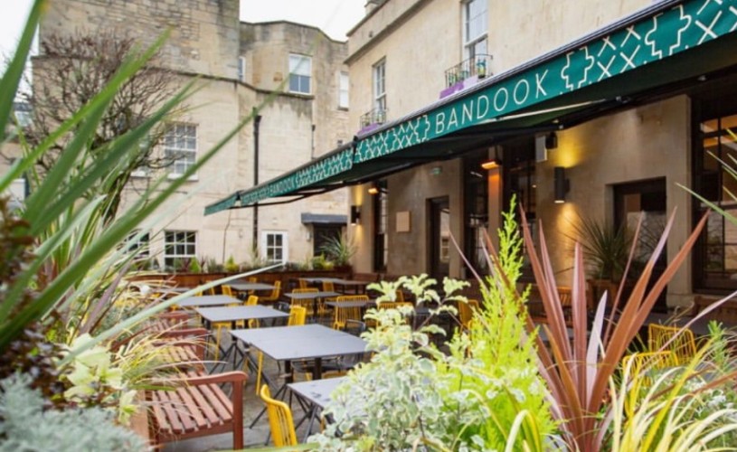 Courtyard at Bandook in Milsom Place